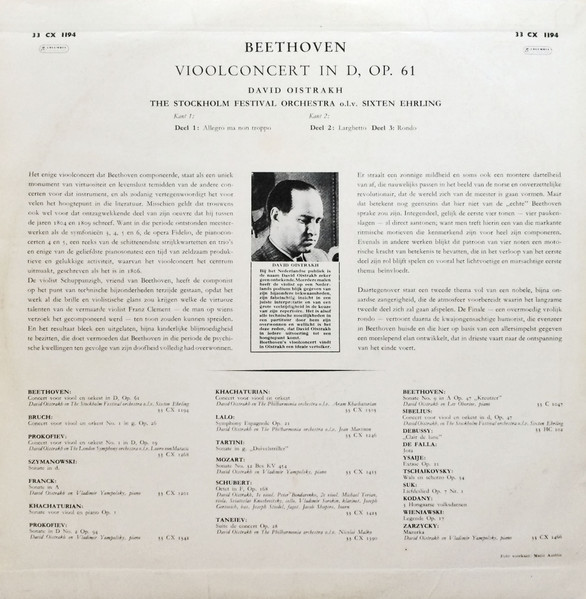 David Oistrach / Sixten Ehrling / The Stockholm Festival Orchestra-1