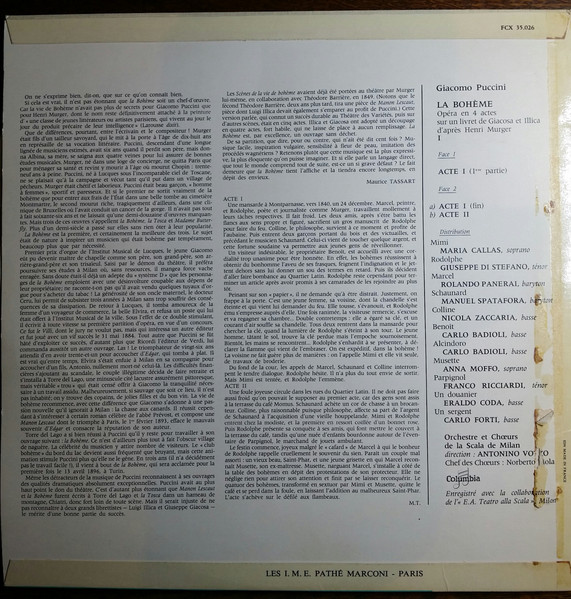 Giacomo Puccini, Maria Callas, Giuseppe di Stefano, Anna Moffo, Rolando Panerai, Coro Del Teatro Alla Scala Et Orchestra Del Teatro Alla Scala-1