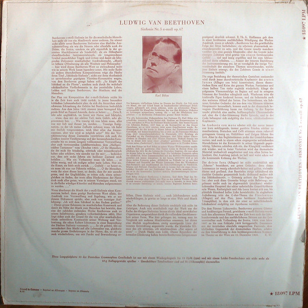 Ludwig van Beethoven, Karl Böhm, Berliner Philharmoniker-1