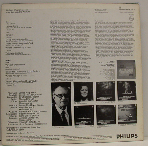 Richard Wagner, Orchester der Bayreuther Festspiele, Karl Böhm-1