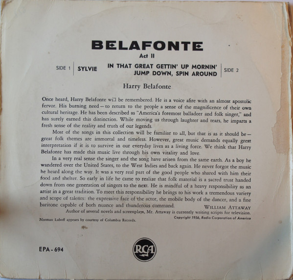 Harry Belafonte With Norman Luboff Choir-1