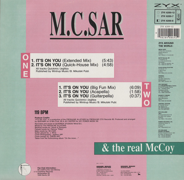 M.C. Sar & The Real McCoy*-1