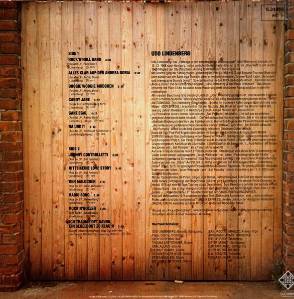 Udo Lindenberg Und Das Panik Orchester*-1