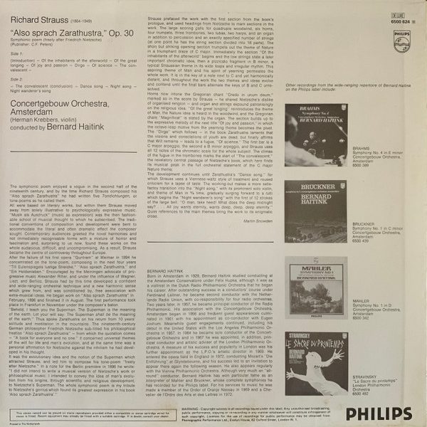 Richard Strauss, Bernard Haitink, Concertgebouw-Orchester Amsterdam*-1
