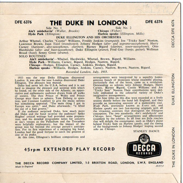 Duke Ellington And His Orchestra-1