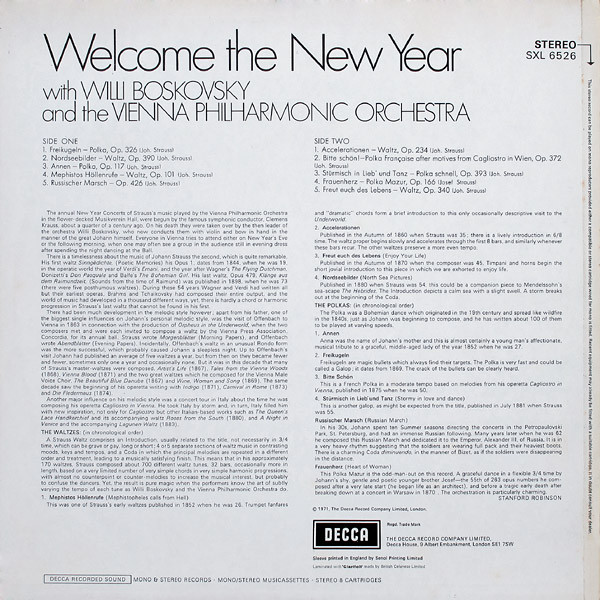 Willi Boskovsky And The Vienna Philharmonic Orchestra*-1