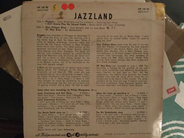 Louis Armstrong, Bessie Smith, Turk Murphy, Bix Beiderbecke-1