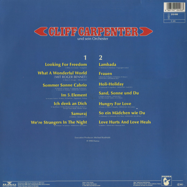 Cliff Carpenter Und Sein Orchester-1