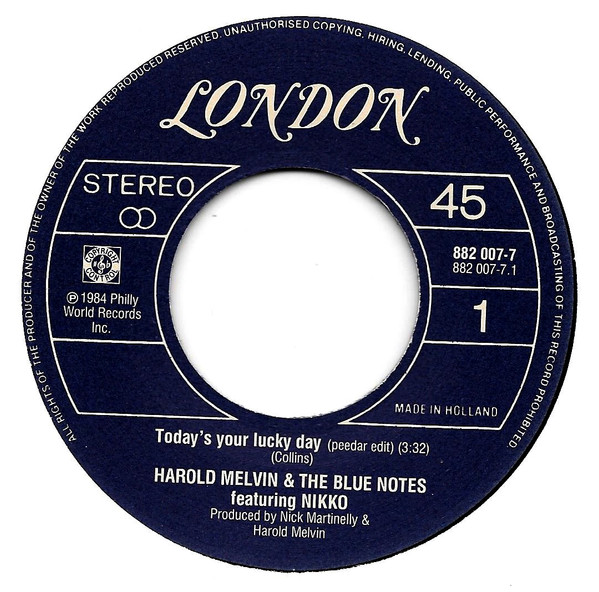 Harold Melvin And The Blue Notes Featuring Nikko (5)-1