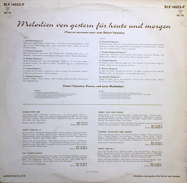 Robert Valentino Et Ses Rythmes-1