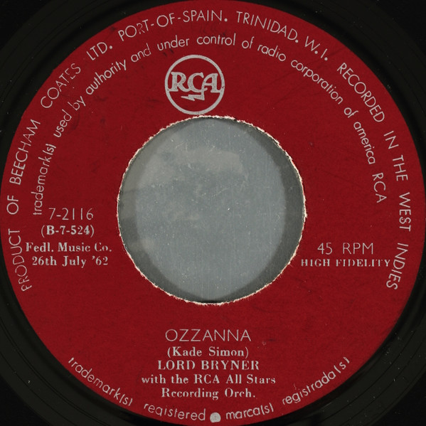 Lord Bryner* With RCA All Stars Recording Orch.*-1