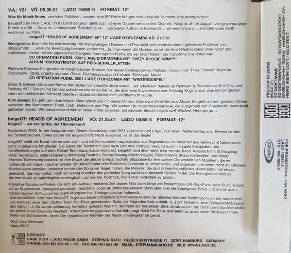 Various / Beige GT-1