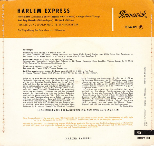 Jimmie Lunceford And His Orchestra-1