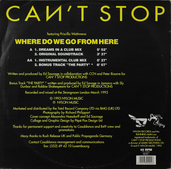 Can't Stop Featuring Priscilla Wattimena-1