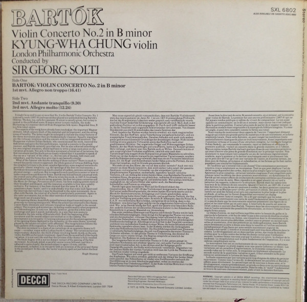 Kyung-Wha Chung, Georg Solti, London Philharmonic Orchestra, Béla Bartók-1