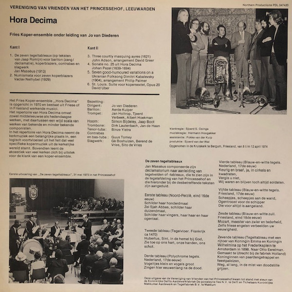 Fries Koperensemble "Hora Decima"-1