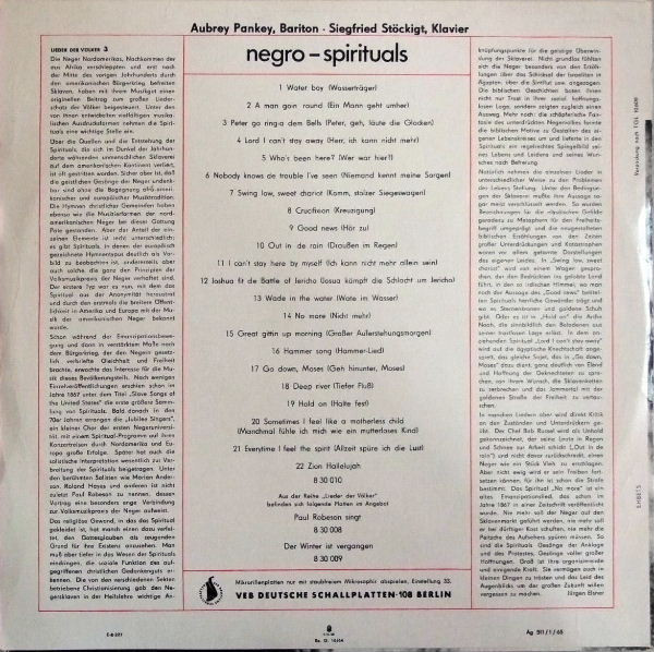 Aubrey Pankey, Siegfried Stöckigt-1