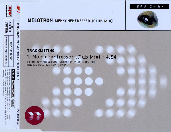 Menschenfresser (Club Mix)-0 Melotron-0
