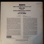 Johannes Brahms, Radu Lupu, London Philharmonic Orchestra, Edo de Waart-1