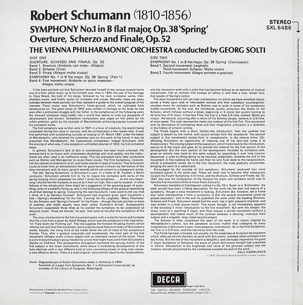 Robert Schumann, Wiener Philharmoniker ∙ Georg Solti-1
