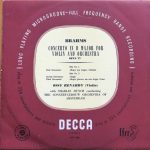 Johannes Brahms, Ossy Renardy With Charles Munch Conducting The Concertgebouworkest-0