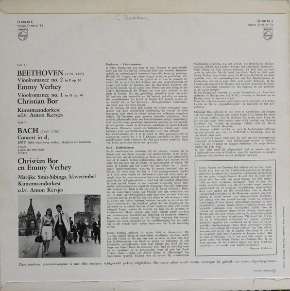 Emmy Verhey, Christiaan Bor, Kunstmaandorkest, Anton Kersjes-1