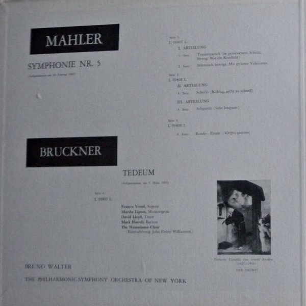 Mahler*, Bruckner*, Bruno Walter, The Philharmonic-Symphony Orchestra Of New York*-1