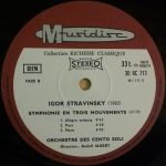 Stravinsky* / Orchestre Des Cento Soli , Direction : Rudolf Albert-3