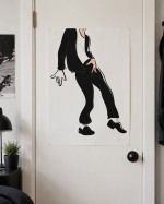 JIMMER POSTER – ORIGINEEL ONTWERP OP GLANZEND POSTERPAPIER (A2) MJ