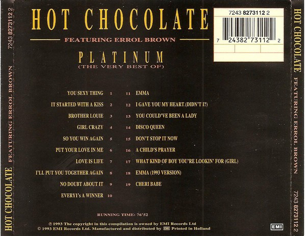 Hot Chocolate Featuring Errol Brown-1