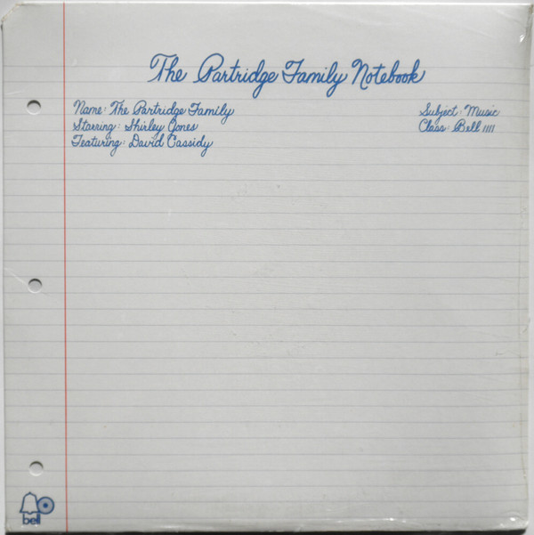 The Partridge Family Notebook-0 The Partridge Family Starring Shirley Jones (2) Featuring David Cassidy-0