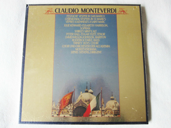 Claudio Monteverdi – Julie Kennard, Elisabeth Harrison, David Wilson-Johnson, Trinity Boys Choir*, Accademia Monteverdiana, Denis Stevens-0