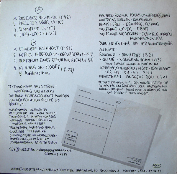 Wolfgang Niedecken's BAP*-1