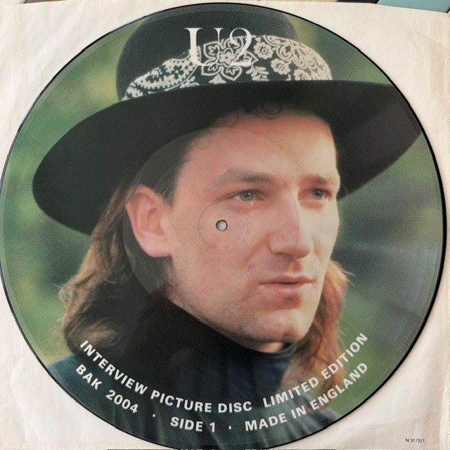 240626-17 U2 – INTERVIEW PICTURE DISC – LIMITED EDITION - Afbeelding 1
