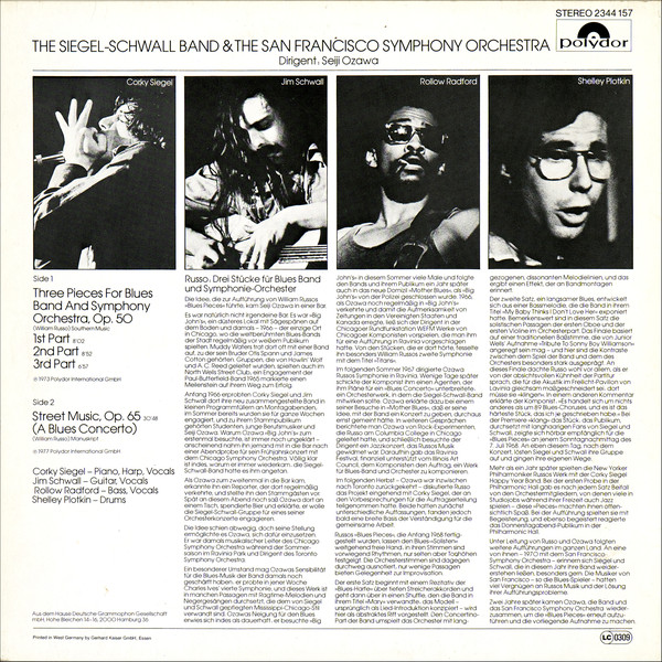 The Siegel-Schwall Band And The San Francisco Symphony Orchestra*-1