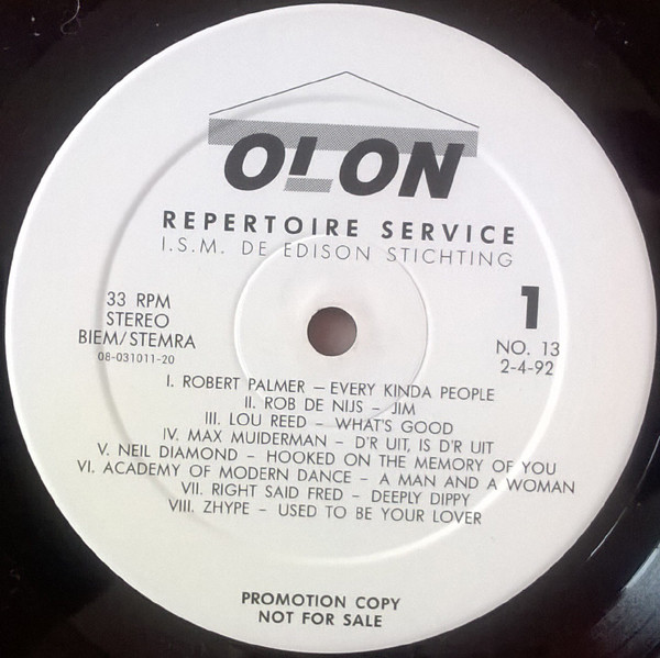 Repertoire Service No. 13-0 Various-0