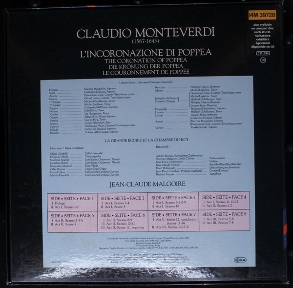 Claudio Monteverdi - Jean-Claude Malgoire, La Grande Ecurie Et La Chambre Du Roy-1