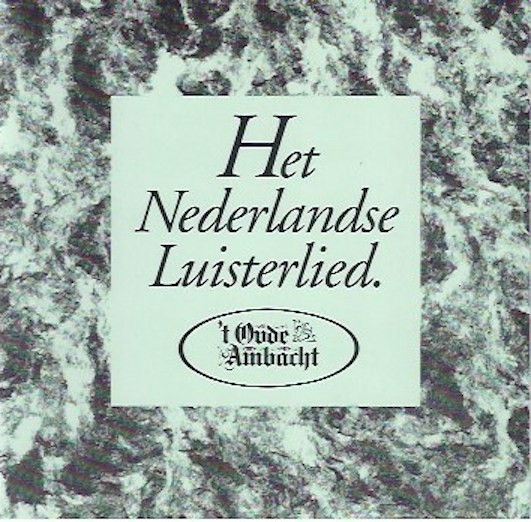 Het Nederlandse Luisterlied-0 Various-0