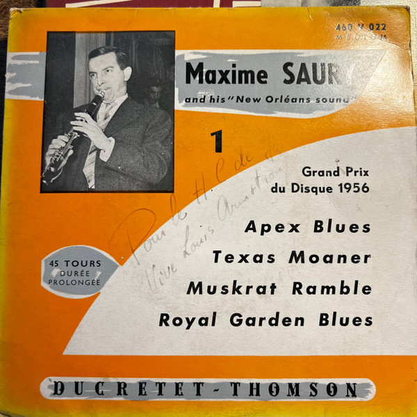 Maxime Saury And His New Orleans Sound*-0