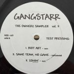 GANG STARR – THE OWNERZ SAMPLER VOL. 3 – TEST PRESSING 12" - Afbeelding 2