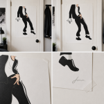 JIMMER POSTER – ORIGINEEL ONTWERP OP GLANZEND POSTERPAPIER (A2) MJ - Afbeelding 2