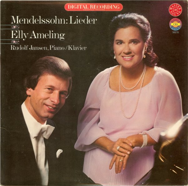 Mendelssohn* - Elly Ameling, Rudolf Jansen-0
