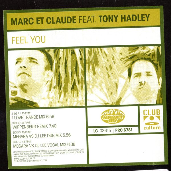 Marc Et Claude Feat. Tony Hadley-0