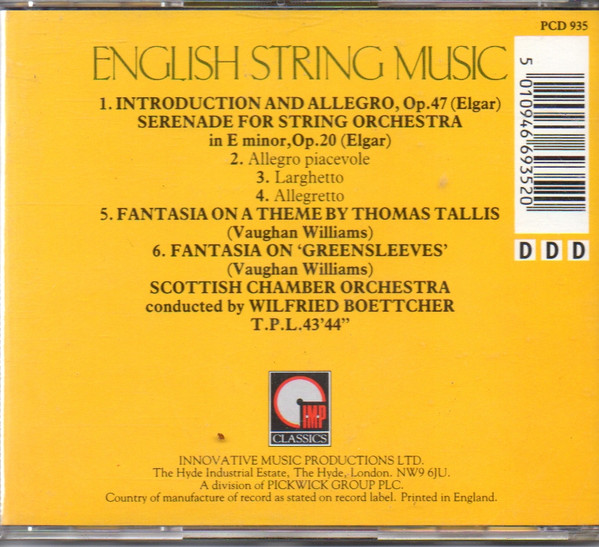Elgar*, Vaughan Williams*, Scottish Chamber Orchestra, Wilfried Boettcher-1