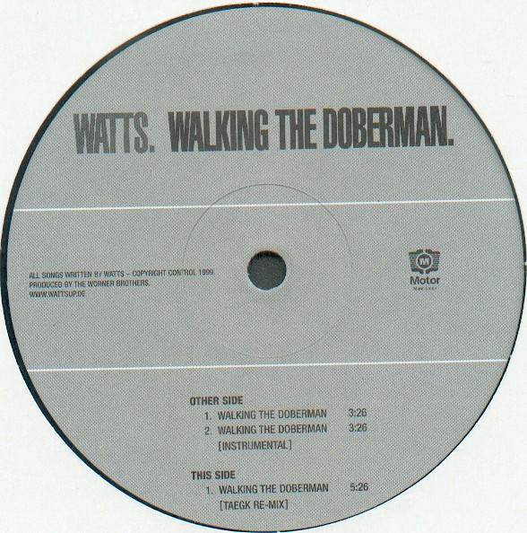 Walking The Doberman-0 Watts*-0
