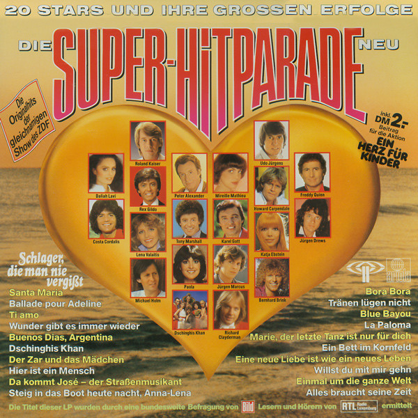 Die Super-Hitparade (20 Stars Und Ihre Grossen Erfolge - Neu - Schlager, Die Man Nie Vergißt)-0 Various-0