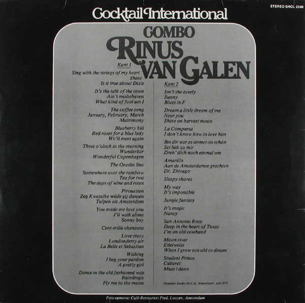 Rinus Van Galen Combo-1