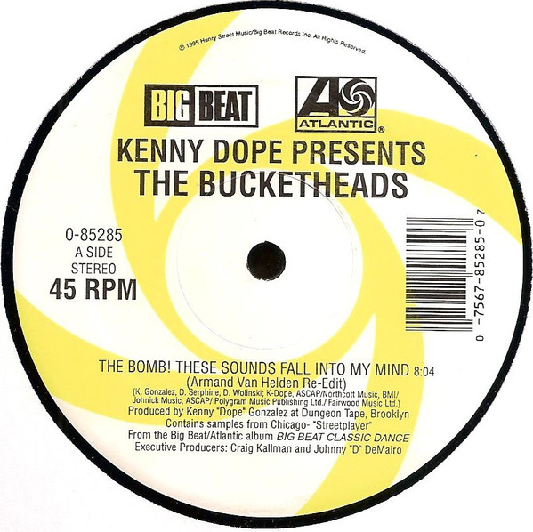 The Bomb! (These Sounds Fall Into My Mind) / America (I Love America)-0 Kenny "Dope" Gonzalez Presents The Bucketheads / Full Intention-0