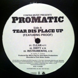 Tear Dis Place Up / Ecstacy-0 Promatic-0