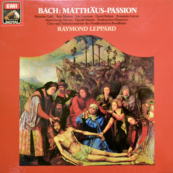 Bach*, Knabenchor Hannover, Chor* Und Simfonieorchester Des Norddeutschen Rundfunk*, Raymond Leppard-0